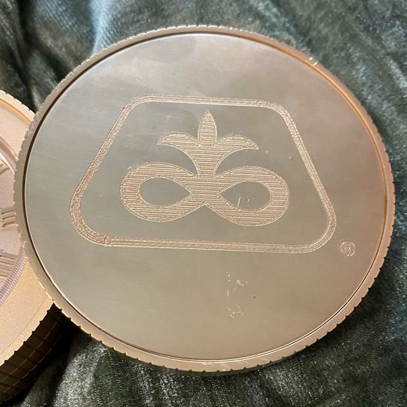 Bulova Quartz Twenty Dollar Copy Gold Coin Stack Alarm Clock Vintage - Picture 3 of 6